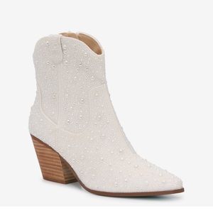 Betsey Johnson Emory Rhinestone Western Boot